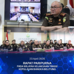 RAPAT PARIPURNA PADA WILAYAH KEJAKSAAN TINGGI KEPULAUAN BANGKA BELITUNG.