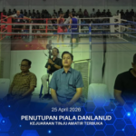 PENUTUPAN PIALA DANLANUD KEJUARAAN TINJU AMATIR TERBUKA.