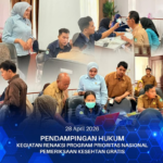 PENDAMPINGAN HUKUM KEGIATAN RENAKSI PROGRAM PRIORITAS NASIONAL PEMERIKSAAN KESEHATAN GRATIS.