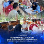 PENDAMPINGAN HUKUM PENGELOLAAN DAN DESA KETAHANAN PANGAN DI DESA SENYUBUK KECAMATAN KELAPA KAMPIT.
