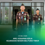 APEL KESIAPAN KERJA KEJAKSAAN NEGERI BELITUNG TIMUR.