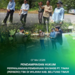PENDAMPINGAN HUKUM PERPANJANGAN/PEMBARUAN 104 SHGB PT.TIMAH (PERSERO) TBK DI WILAYAH KAB. BELITUNG TIMUR.