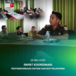 RAPAT KOORDINASI PENYEMPURNAAN SISTEM DAN SOP PELAPORAN.