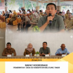 RAPAT KOORDINASI PEMERINTAH DESA SE-KABUPATEN BELITUNG TIMUR.