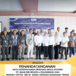 PENANDATANGANAN NOTA KESEPAHAMAN BERSAMA (MOU) ANTARA PT. BANK BRI REGION 4 PALEMBANG DAN BRANCH OFFICE BRI SE-BABEL DENGAN KEJAKSAAN TINGGI KEP. BANGKA BELITUNG.