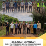 KUNJUNGAN LAPANGAN OLEH TIM PPS KEJARI BELITUNG TIMUR DALAM RANGKA SERAH TERIMA LOKASI PEKERJAAN.