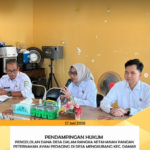 PENDAMPINGAN HUKUM PENGELOLAAN DANA DESA DALAM RANGKA KETAHANAN PANGAN PETERNAKAN AYAM PEDAGING DI DESA MENGKUBANG KEC. DAMAR.