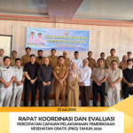 RAPAT KOORDINASI DAN EVALUASI PERCEPATAN CAPAIAN PELAKSANAAN PEMERIKSAAN KESEHATAN GRATIS (PKG) TAHUN 2026.