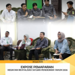 EXPOSE PEMAPARAN KEGIATAN REVITALISASI SATUAN PENDIDIKAN TAHUN 2026.