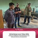 PENINJAUAN TIM PPS TERHADAP PEKERJAAN REKONSTRUKSI DAN REHABILITASI JALAN KABUPATEN.