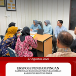 EKSPOSE PENDAMPINGAN HARMONISASI RANCANGAN PERATURAN DAERAH KABUPATEN BELITUNG TIMUR.