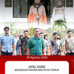 APEL SORE KEJAKSAAN NEGERI BELITUNG TIMUR.