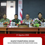 RAPAT PARIPURNA XXXII MASA PERSIDANGAN III TAHUN 2025-2026.
