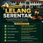 📢 PENGUMUMAN LELANG SERENTAK 📢