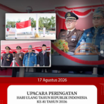 UPACARA PERINGATAN HARI ULANG TAHUN REPUBLIK INDONESIA KE-81 TAHUN 2026.