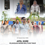 APEL SORE KEJAKSAAN NEGERI BELITUNG TIMUR.