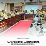 RAPAT KOORDINASI NASIONAL PENGENDALIAN INFLASI DAERAH.