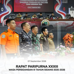 RAPAT PARIPURNA XXXIII MASA PERSIDANGAN III TAHUN SIDANG 2025-2026.