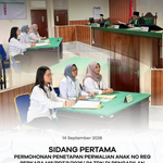 SIDANG PERTAMA PERMOHONAN PENETAPAN PERWALIAN ANAK NO REG PERKARA 148/PDT.P/2026/PA.TDN DI PENGADILAN AGAMA TANJUNGPANDAN.