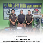 JAKSA MENYAPA “PENUNTUTAN PERKARA TINDAK PIDANA UMUM YANG BERORIENTASI PADA PEMULIHAN KORBAN”.
