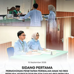 SIDANG PERTAMA PERMOHONAN PENETAPAN PERWALIAN ANAK NO REG PERKARA 147/PDT.P/2026/PA.TDN DAN NO REG PERKARA 149/PDT.P/2026/PA.TDN.