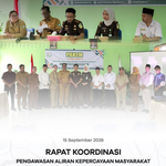 RAPAT KOORDINASI PENGAWASAN ALIRAN KEPERCAYAAN MASYARAKAT PADA KECAMATAN DAMAR.