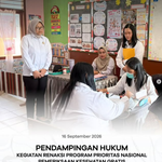 PENDAMPINGAN HUKUM KEGIATAN RENAKSI PROGRAM PRIORITAS NASIONAL PEMERIKSAAN KESEHATAN GRATIS.