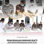 PEMUSNAHAN BARANG BUKTI YANG SUDAH BERKEKUATAN HUKUM TETAP PADA KEJAKSAAN NEGERI BELITUNG TIMUR.