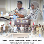 RAPAT PERSIAPAN INDENTIFIKASI INDIKATIF TORA KABUPATEN BELITUNG TIMUR.