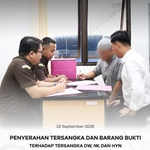 PENYERAHAN TERSANGKA DAN BARANG BUKTI TERHADAP TERSANGKA DW, IW, DAN HYN.