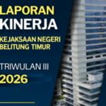 Laporan Kinerja Kejari Belitung Timur Triwulan III 2026