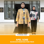 APEL SORE KEJAKSAAN NEGERI BELITUNG TIMUR.
