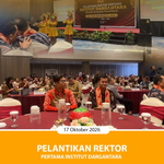 PELANTIKAN REKTOR PERTAMA INSTITUT DARGANTARA.
