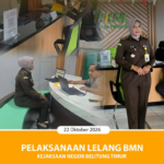 PELAKSANAAN LELANG BMN KEJAKSAAN NEGERI BELITUNG TIMUR.