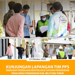 KUNJUNGAN LAPANGAN TIM PPS TERHADAP PEKERJAAN REVITALISASI SATUAN PENDIDIKAN PADA DINAS PENDIDIKAN KAB. BELITUNG TIMUR TAHUN ANGGARAN 2026.