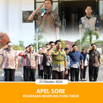 APEL SORE KEJAKSAAN NEGERI BELITUNG TIMUR.