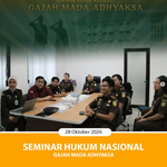 SEMINAR HUKUM NASIONAL GAJAH MADA ADHYAKSA.