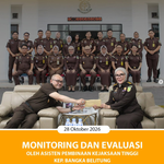 MONITORING DAN EVALUASI OLEH ASISTEN PEMBINAAN KEJATI KEP. BABEL.