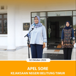 APEL SORE KEJAKSAAN NEGERI BELITUNG TIMUR.