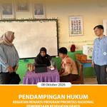 PENDAMPINGAN HUKUM KEGIATAN RENAKSI PROGRAM PRIORITAS NASIONAL PEMERIKSAAN KESEHATAN GRATIS.