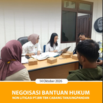 NEGOISASI BANTUAN HUKUM NON LITIGASI PT. BRI TBK CABANG TANJUNGPANDAN.