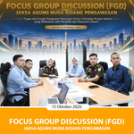 FOCUS GROUP DISCUSSION (FGD) JAKSA AGUNG MUDA BIDANG PENGAWASAN.